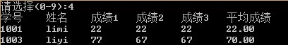 学生成绩管理系统