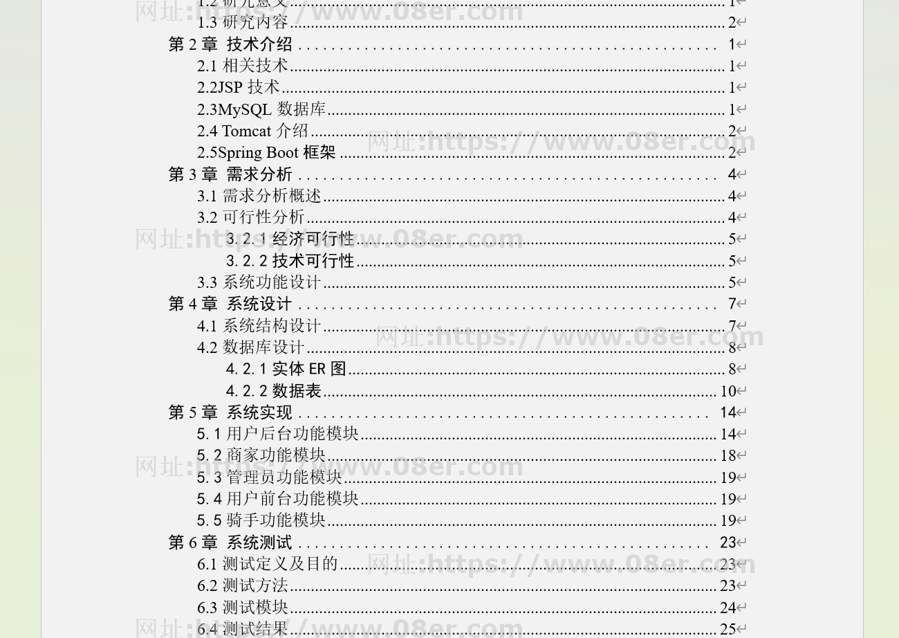 springboot vue外卖点餐系统java源码送部署视频文档ppt